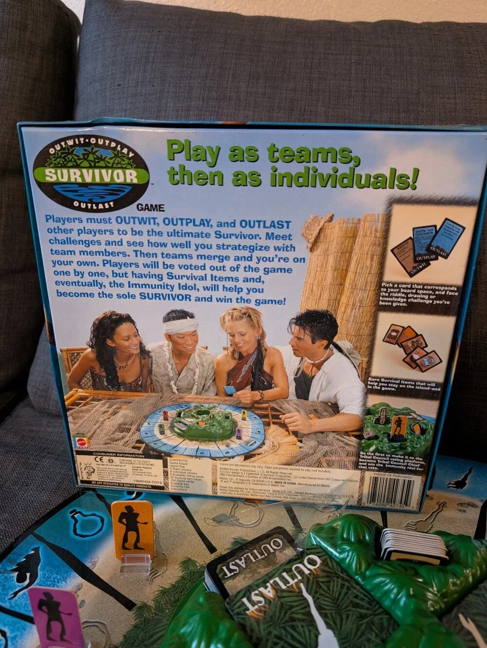 Vintage 2000 Survivor Board Game